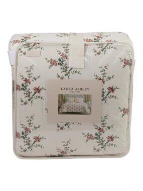 LAURA ASHLEY Reversible Comforter Set with Floral Print